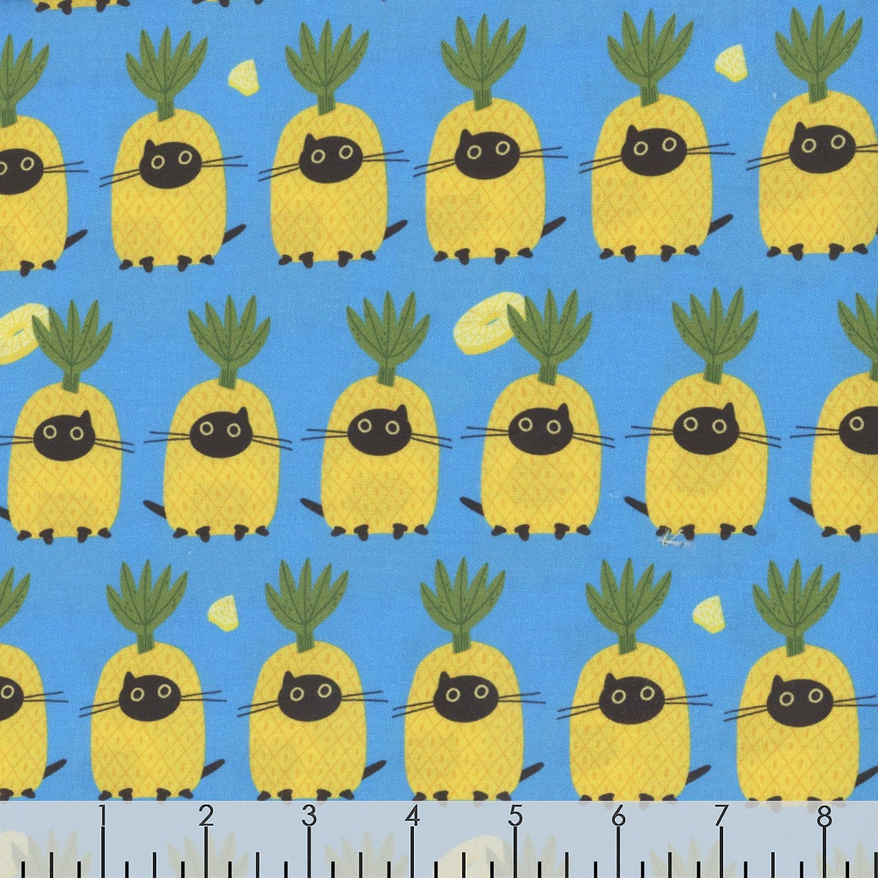 Dear Stella Fabrics Furruit Cocktail Leezaworks Dresden Blue